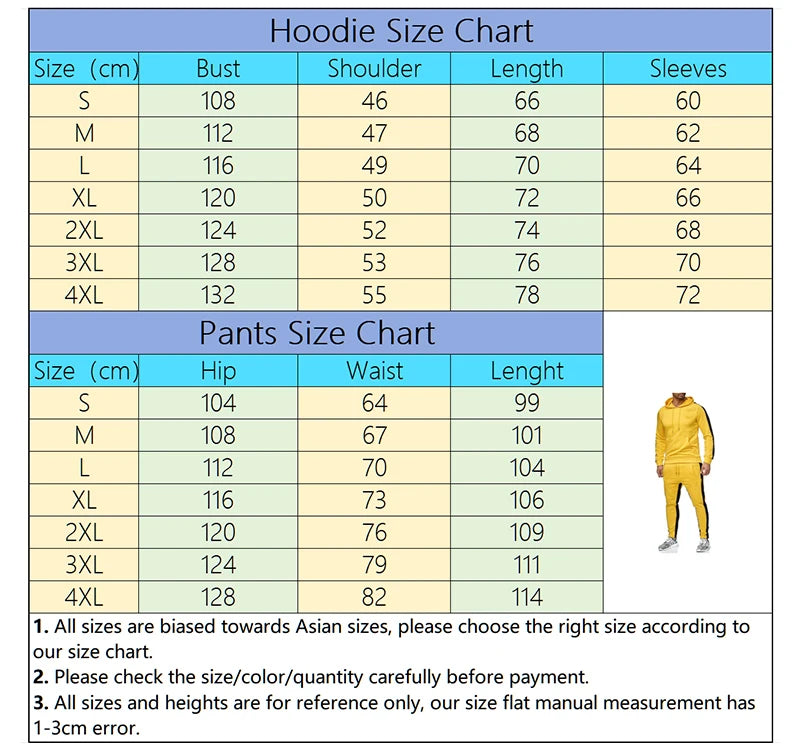 Men's Tracksuit Fashion Comfortable Men Two Piece Outdoors Set Hot Sale Sportswear Sweatpants Hoodie Casual Jogging Single Pants